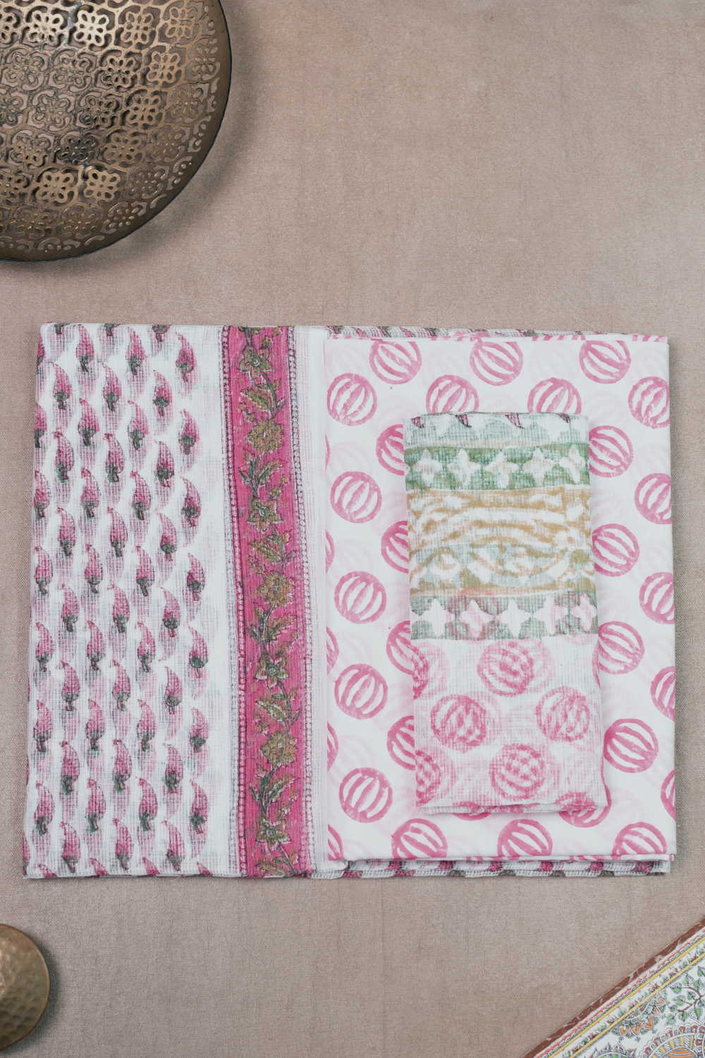 Block Printed Cotton Suits - Matkatus 