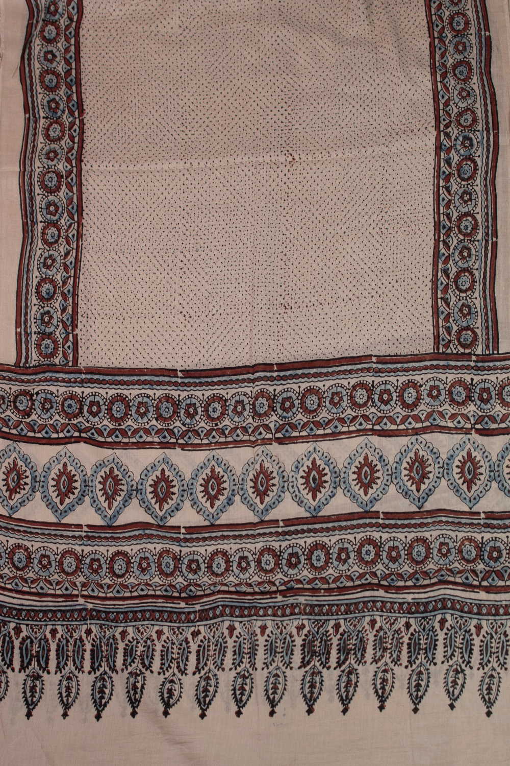 Ajrak Cotton Dupatta - Matkatus 