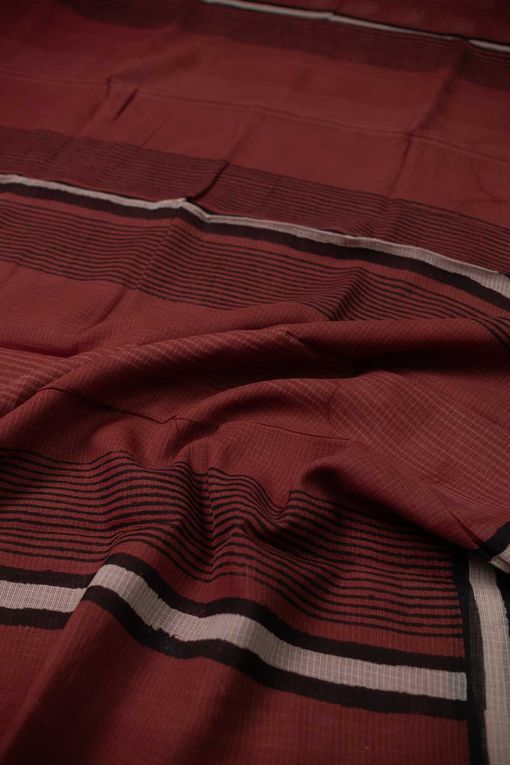 Block Printed Cotton Saree - Matkatus 