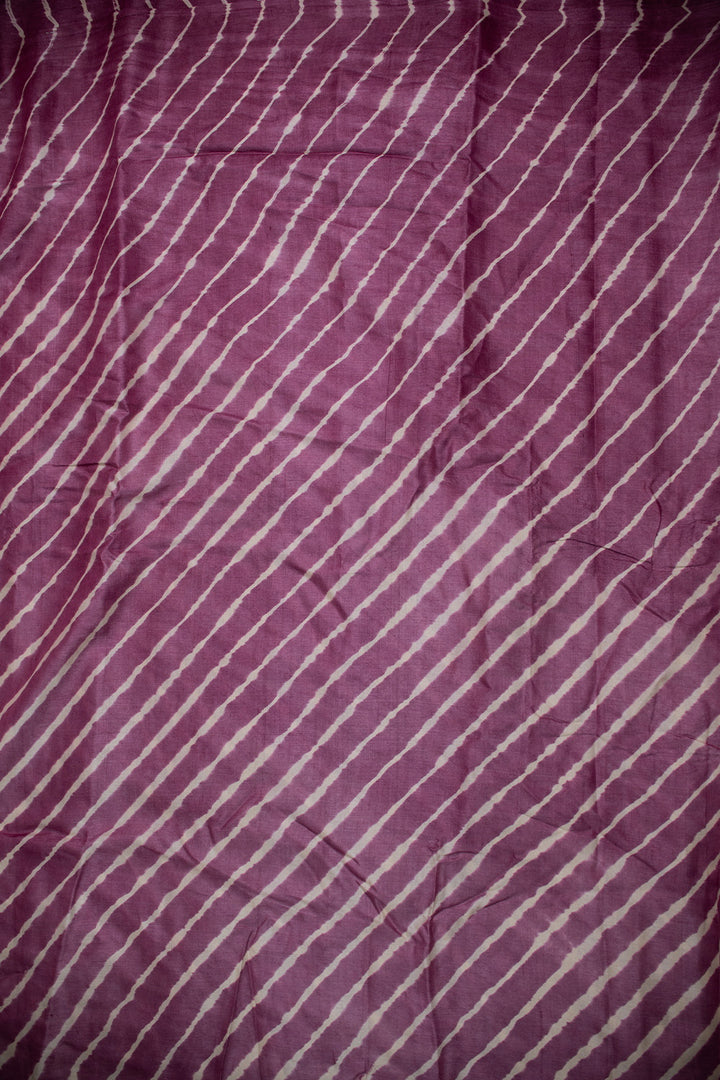 Shades of Pink Leheriya Tussar Fabric