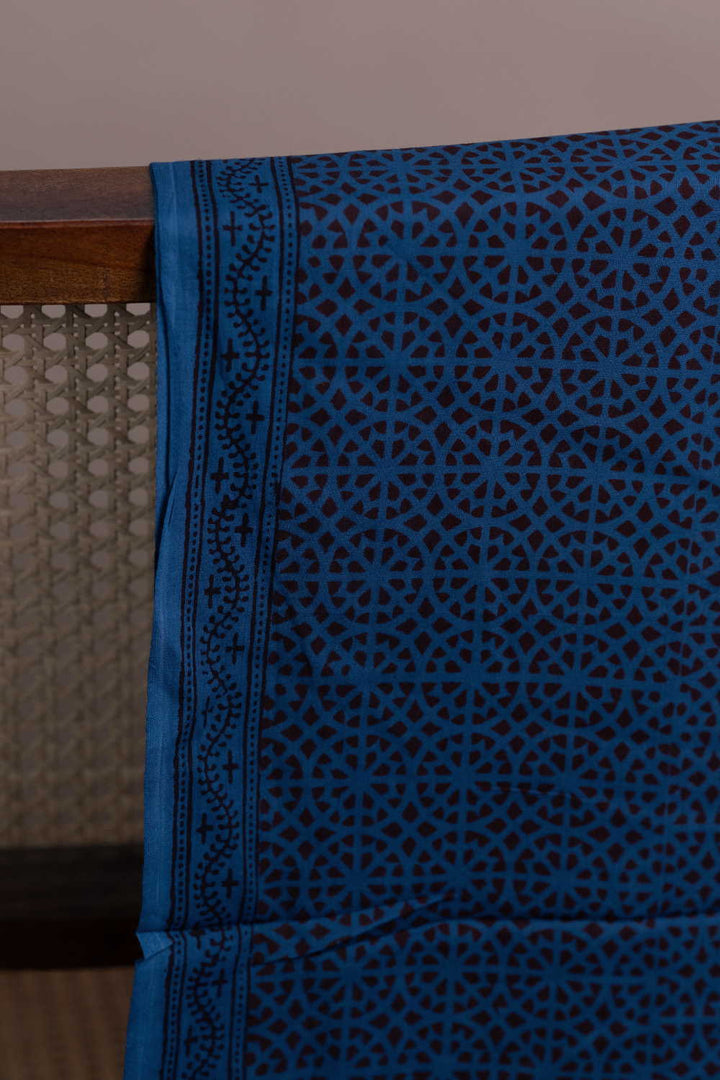 Bagh Pattern Region Buy Stylish Geometric Pattern on Blue Bagh Cotton Fabric at Matkatus