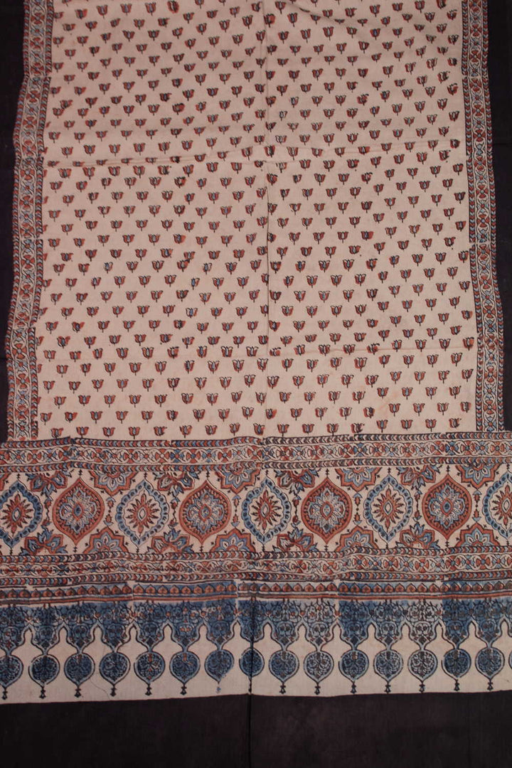 Ajrak Cotton Dupatta - Matkatus 