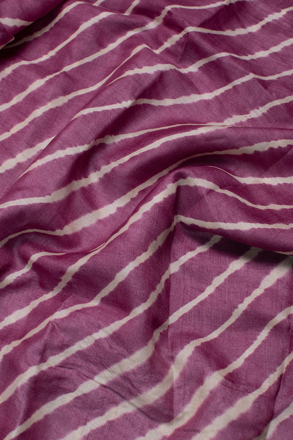 Shades of Pink Leheriya Tussar Fabric