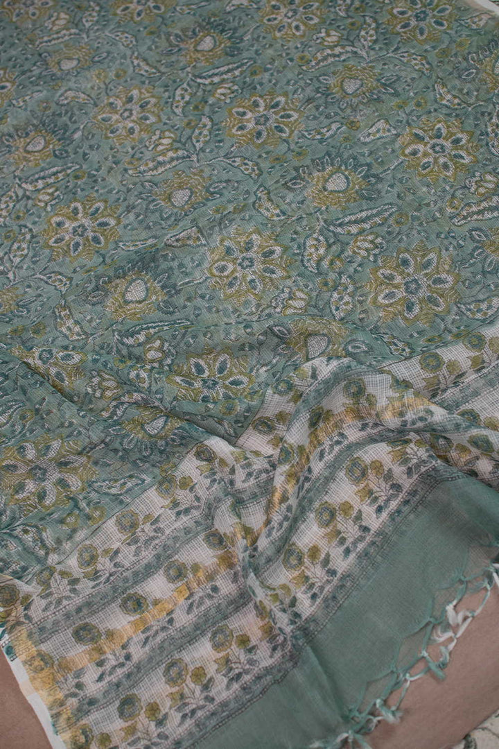 Block Printed Dupattas - Matkatus 