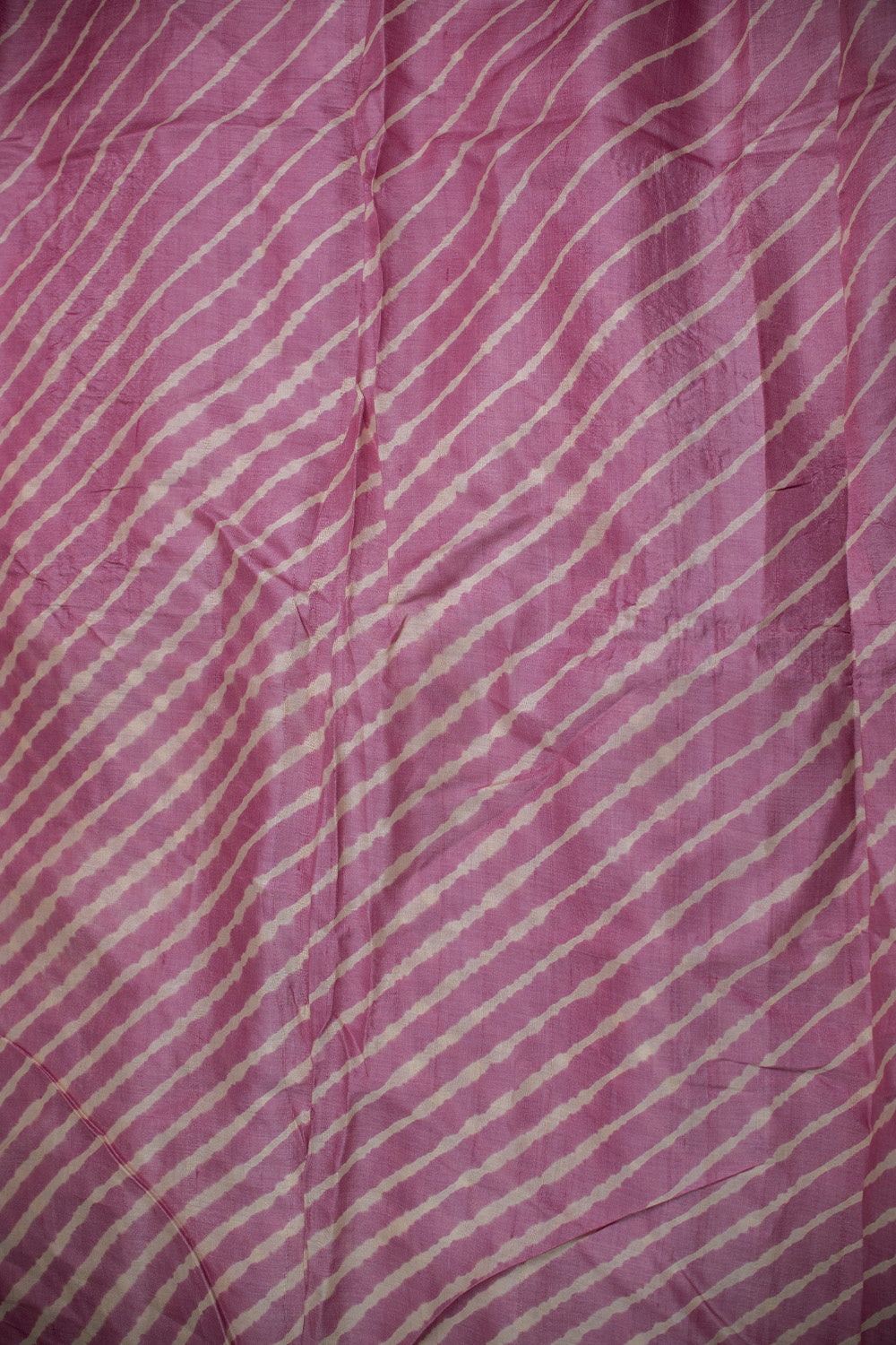 Pink Leheriya Tussar Fabric