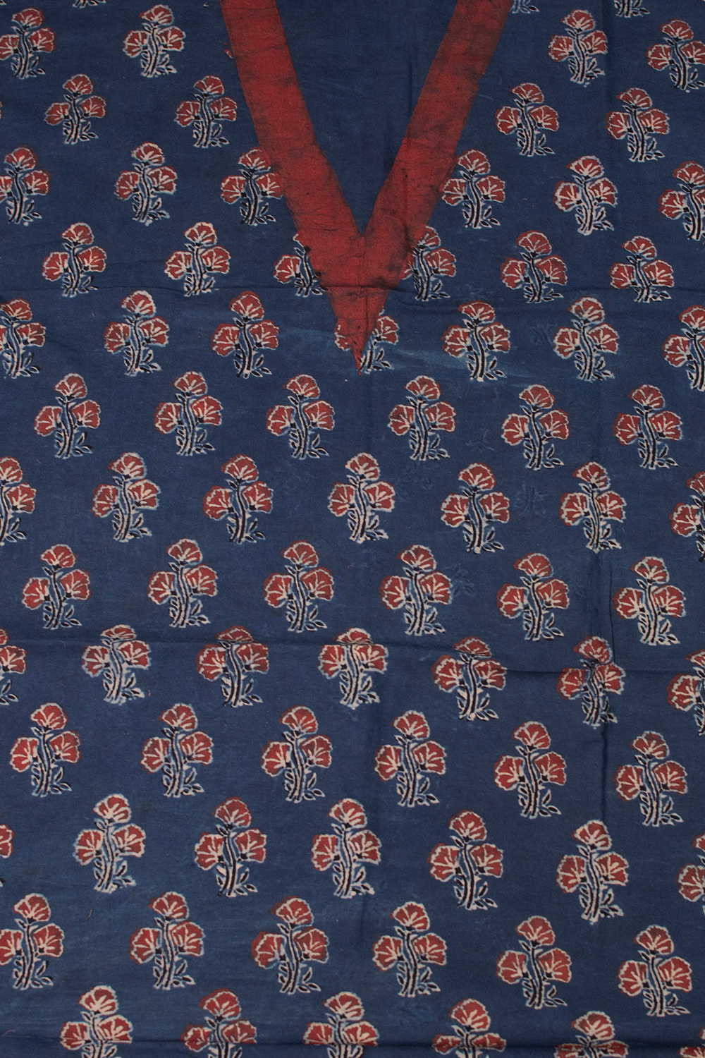 Indigo Ajrak Cotton Suit