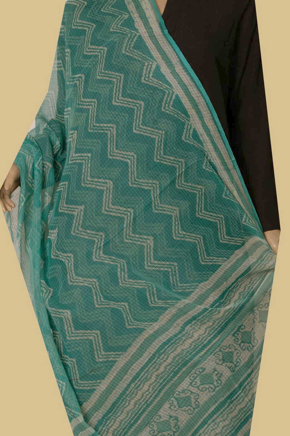 Block Printed Cotton Dupattas - Matkatus