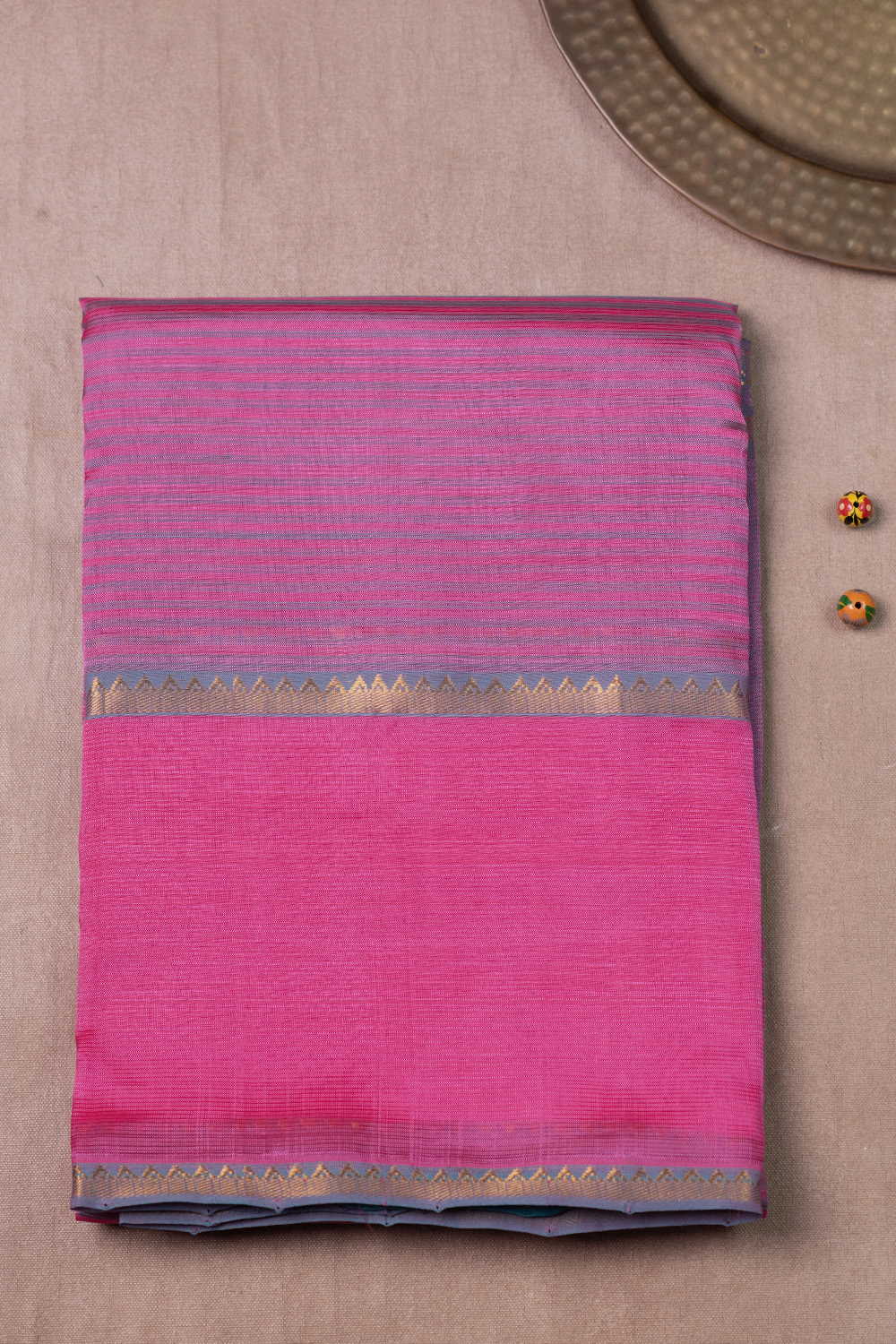 Mangalagiri Silk Cotton Saree - Matkatus 