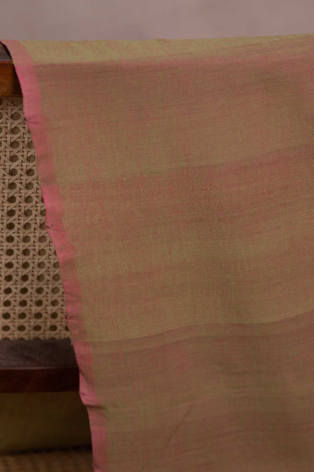 Twin Shaded Green Mangalagiri Cotton Fabric