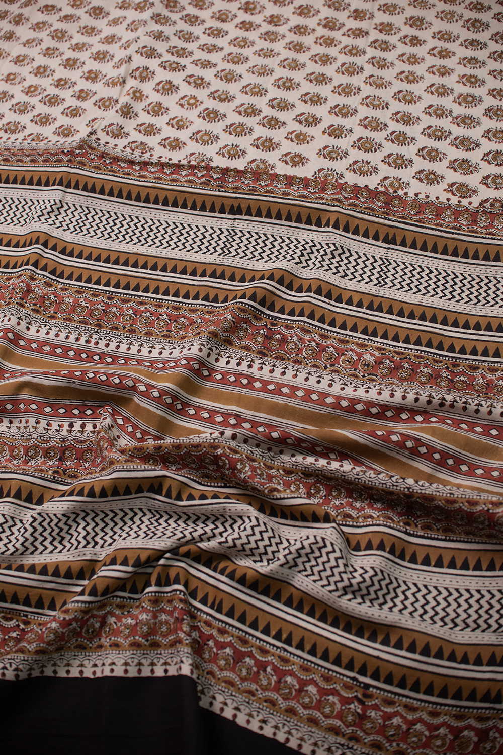 Block Printed Cotton Sarees - Matkatus 