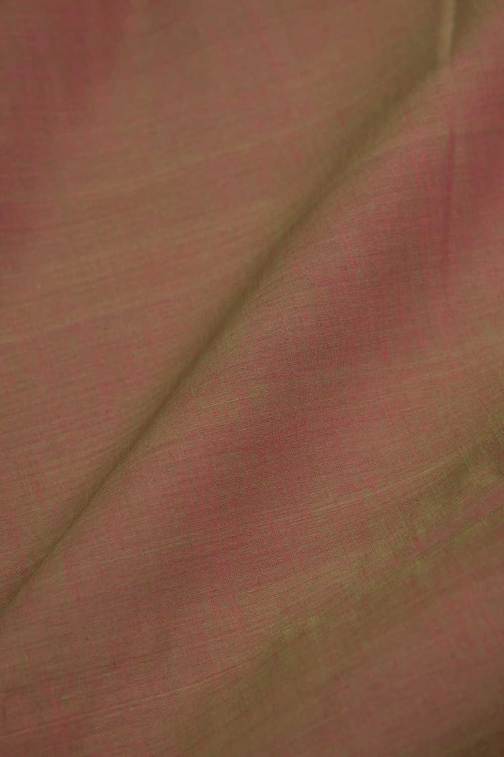 Twin Shaded Green Mangalagiri Cotton Fabric