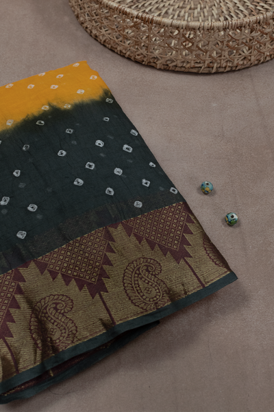 Bandhani Cotton Saree-Matkatus 