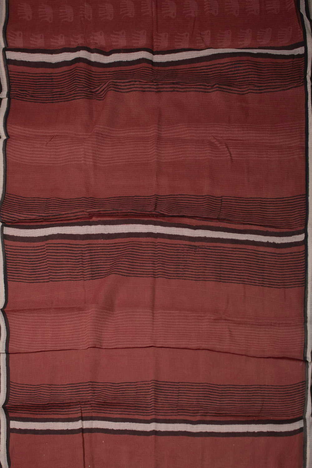 Block Printed Cotton Saree - Matkatus 