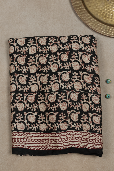 Block Printed saree-Matkatus 