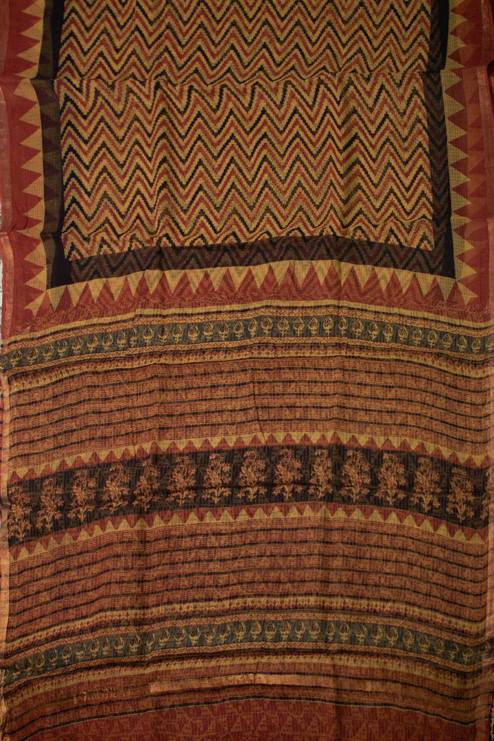 Block Printed Saree - Matkatus