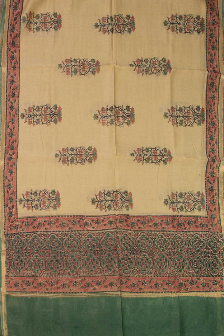 Chanderi silk Cotton Dupatta - Matkatus