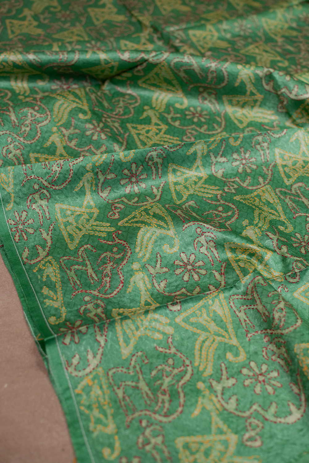 Tussar Silk Dupatta - Matkatus 