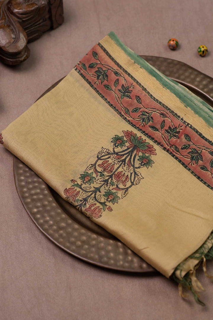 Chanderi silk Cotton Dupatta - Matkatus