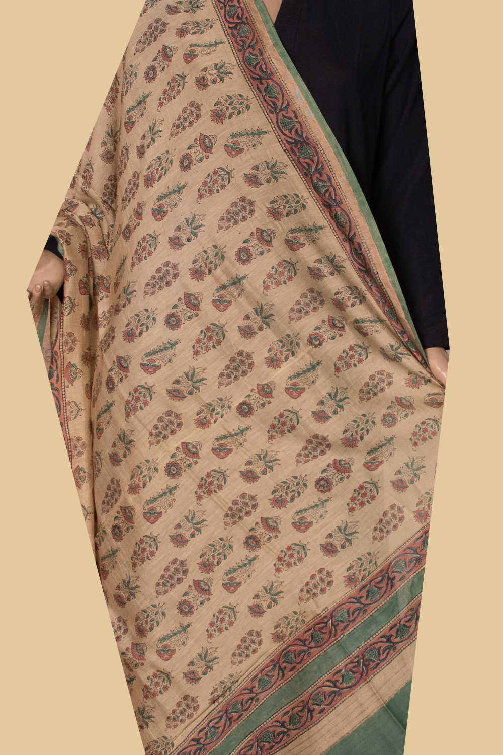 Chanderi silk Cotton Dupatta - Matkatus