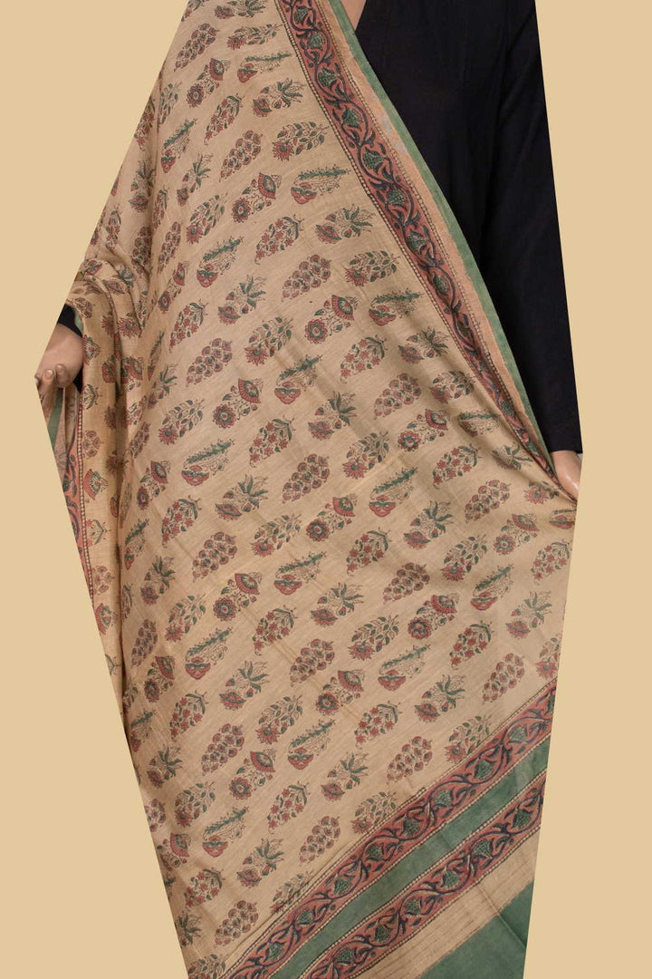 Chanderi silk Cotton Dupatta - Matkatus
