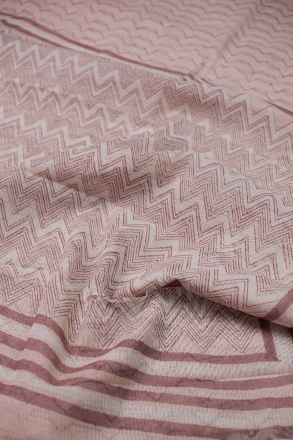 Block Printed Cotton Saree - Matkatus 