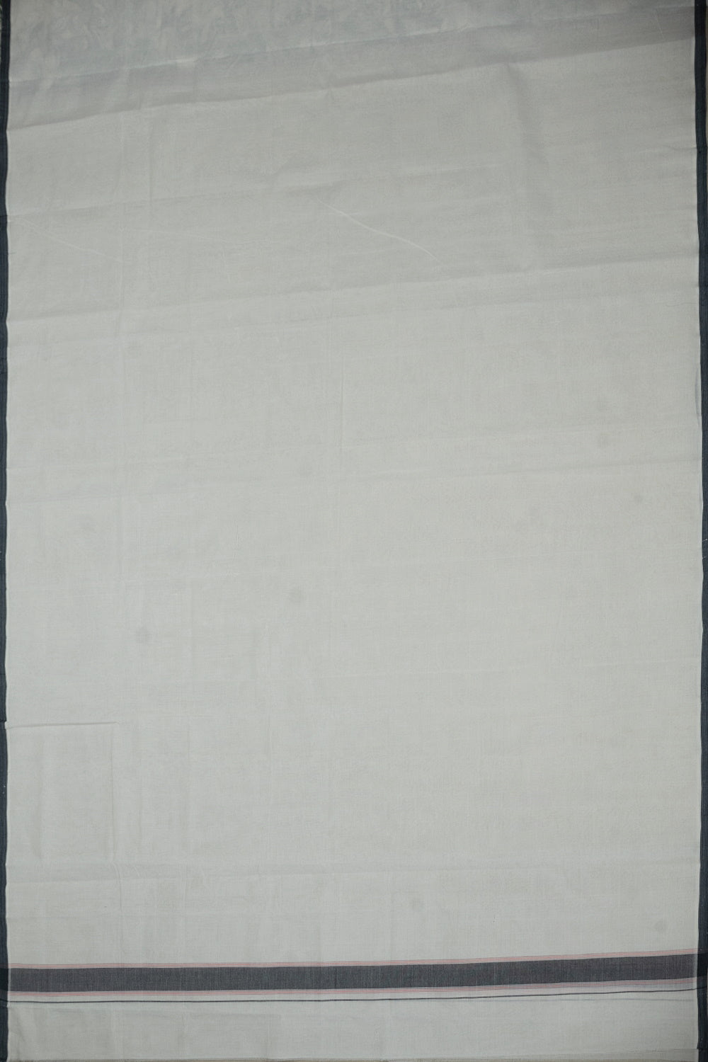 Off-White Handwoven Cotton Dhoti with Ikat Shirt