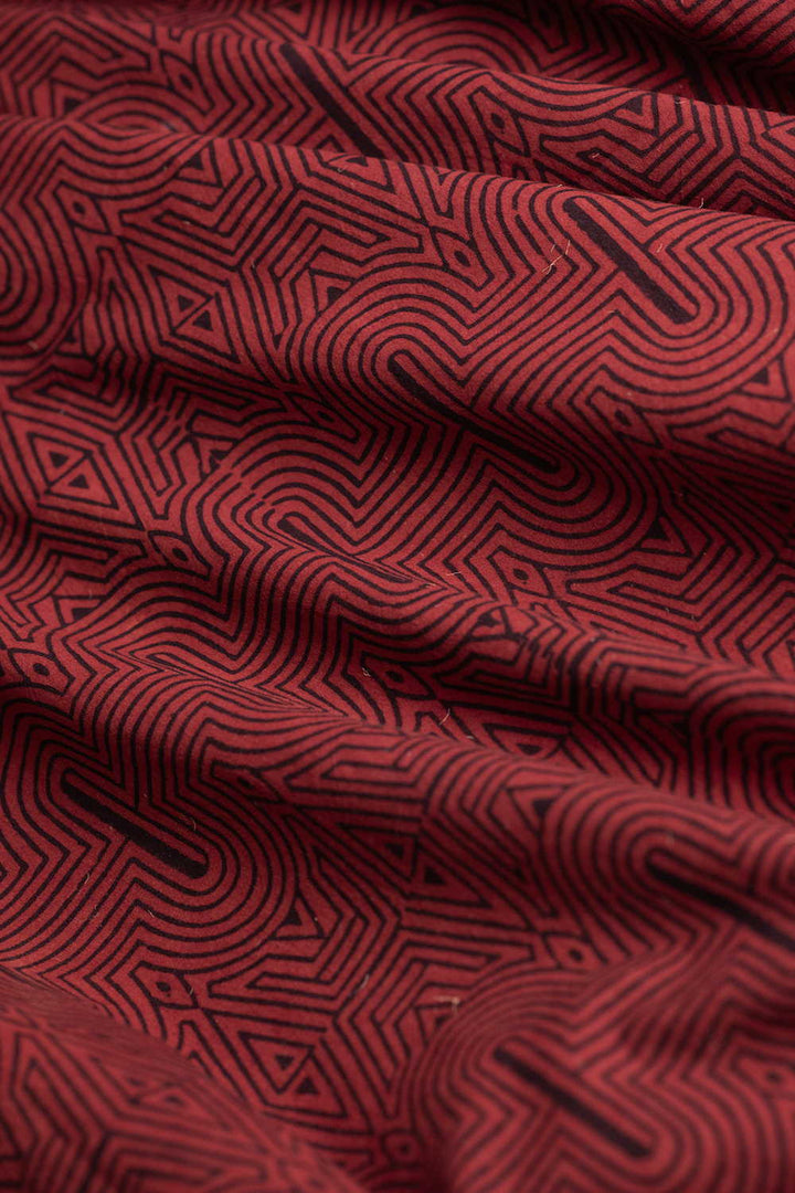 Block Printed Fabric-Matkatus 