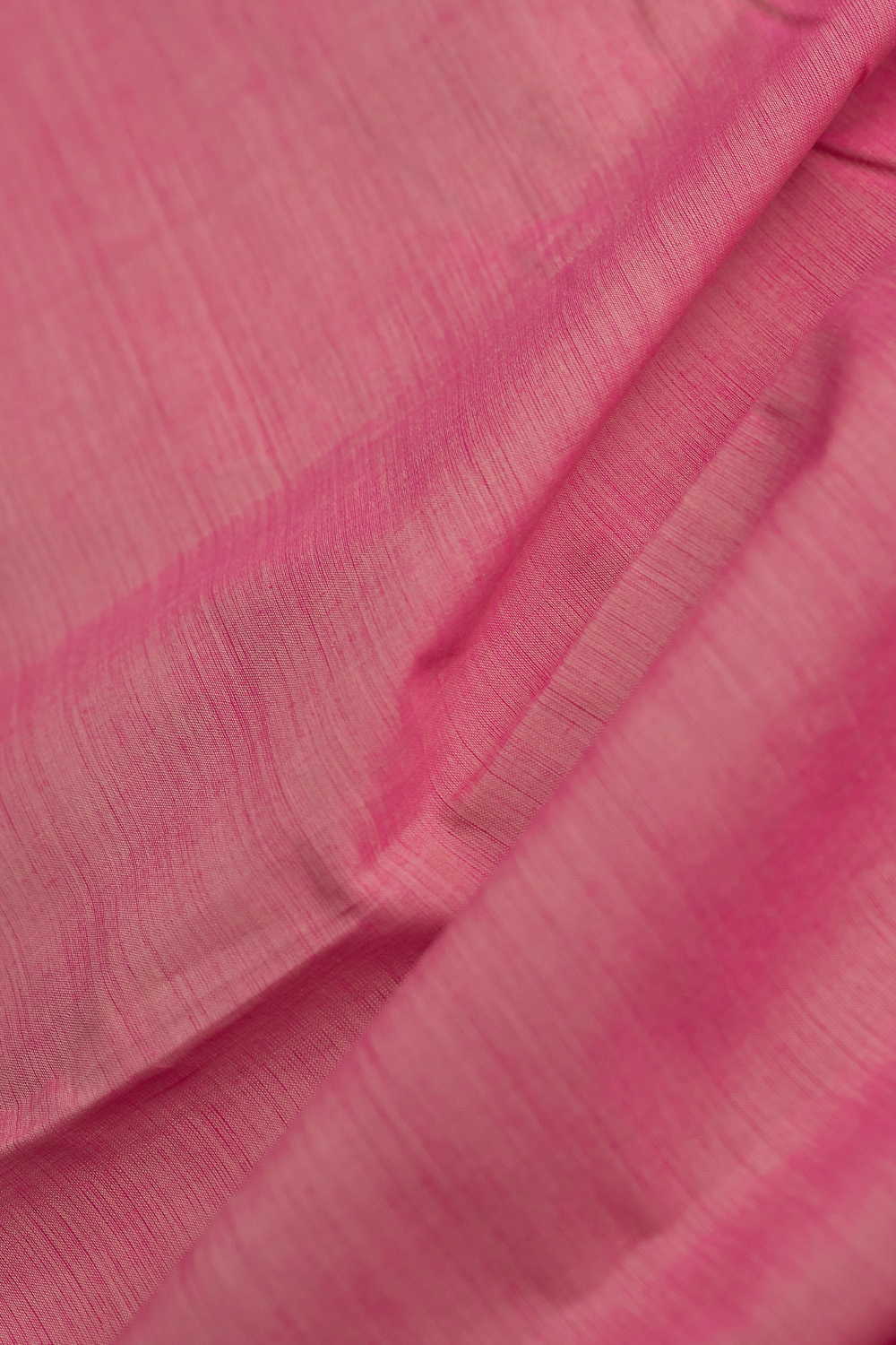 Shades of Pink Mangalagiri Border Cotton Fabric