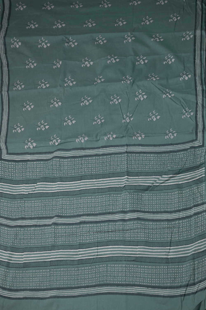 Block Printed Cotton Saree - Matkatus