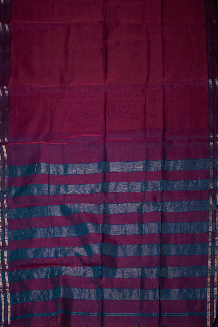 Maheshwari Silk Cotton Saree - Matkatus