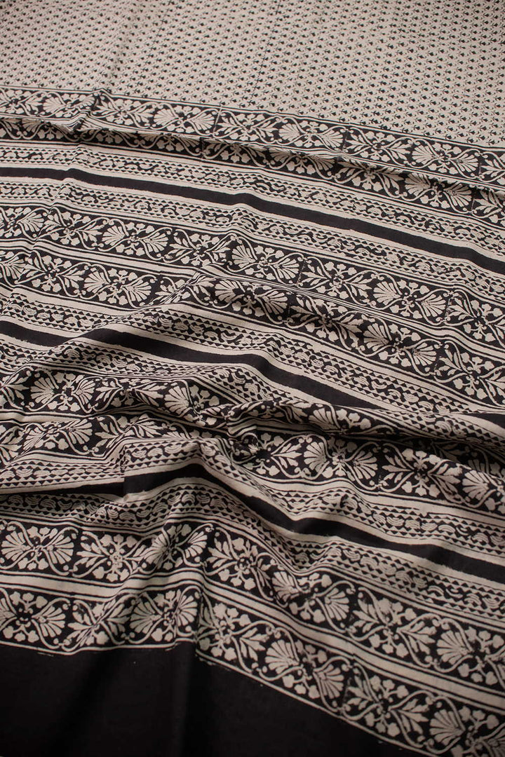 Block Printed Cotton Sarees - Matkatus 