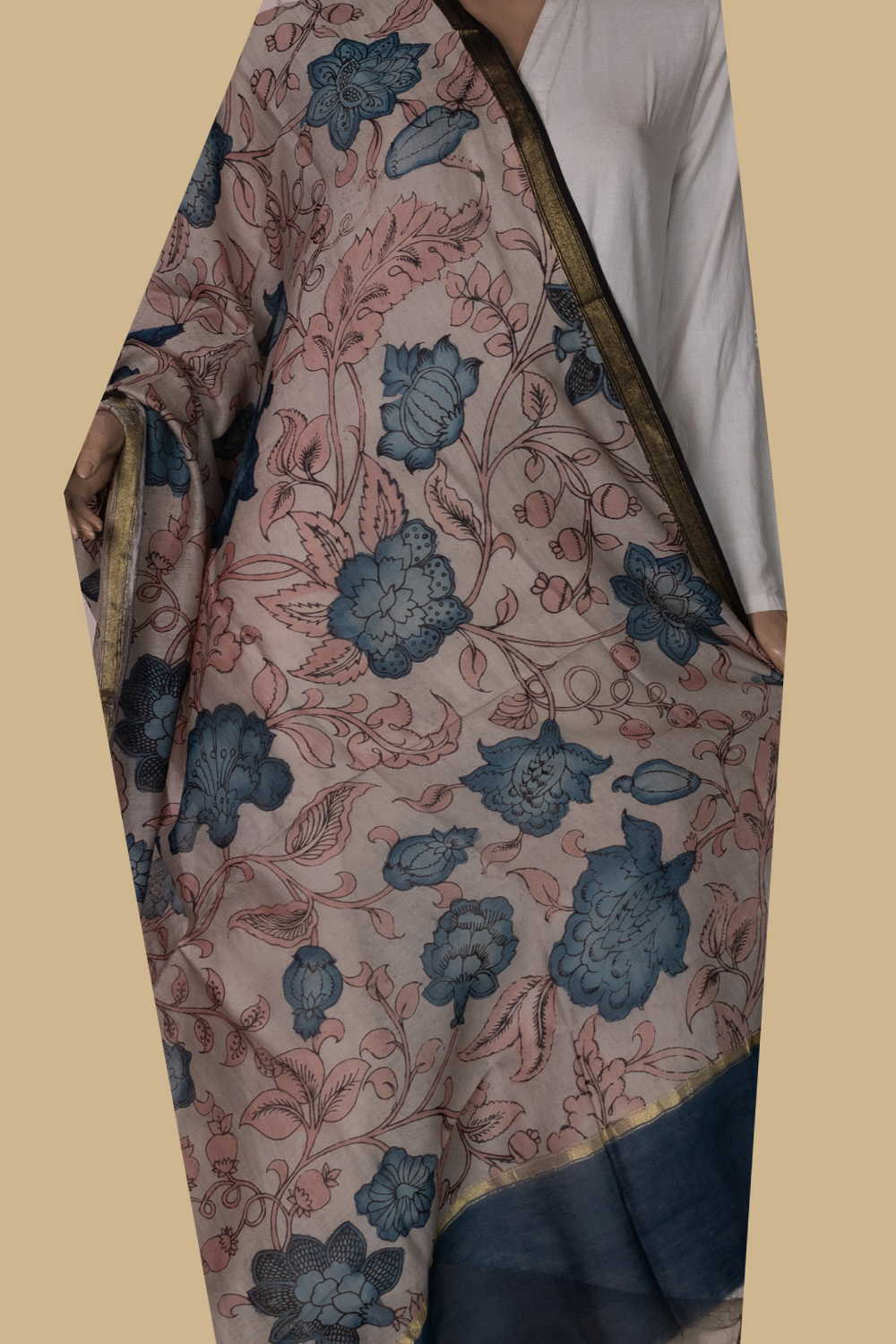 Hand Painted Dupatta - Matkatus 