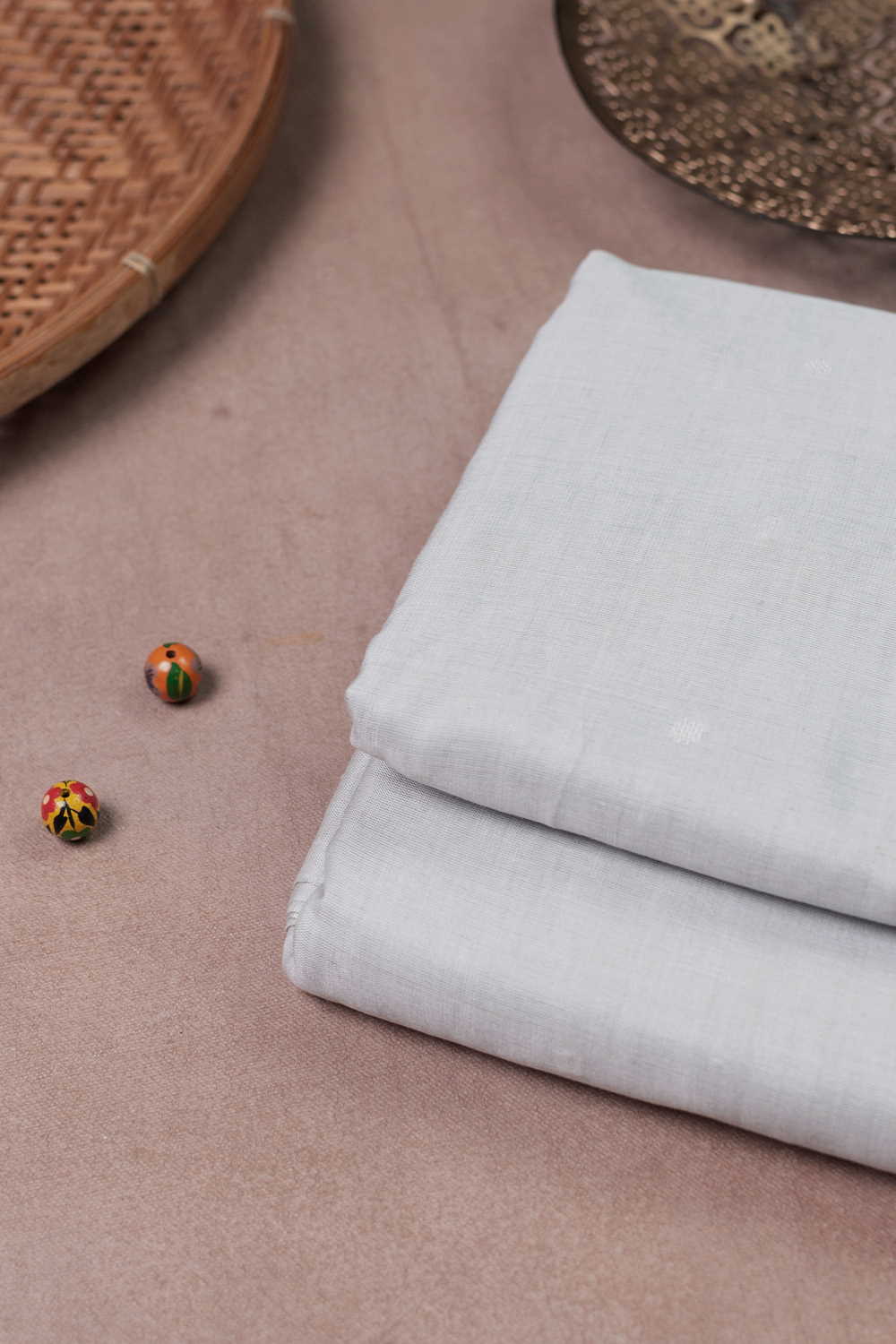 Chanderi  Cotton Fabric - Matkatus