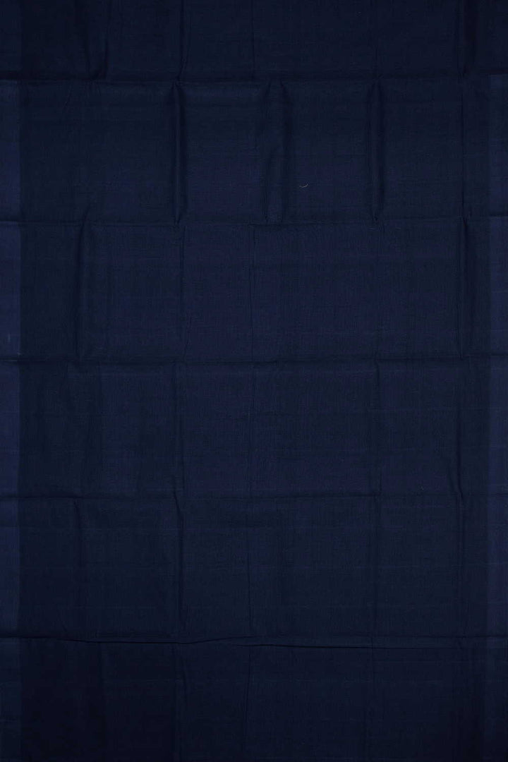Blue Mangalagiri Cotton saree with Ajrak Blouse
