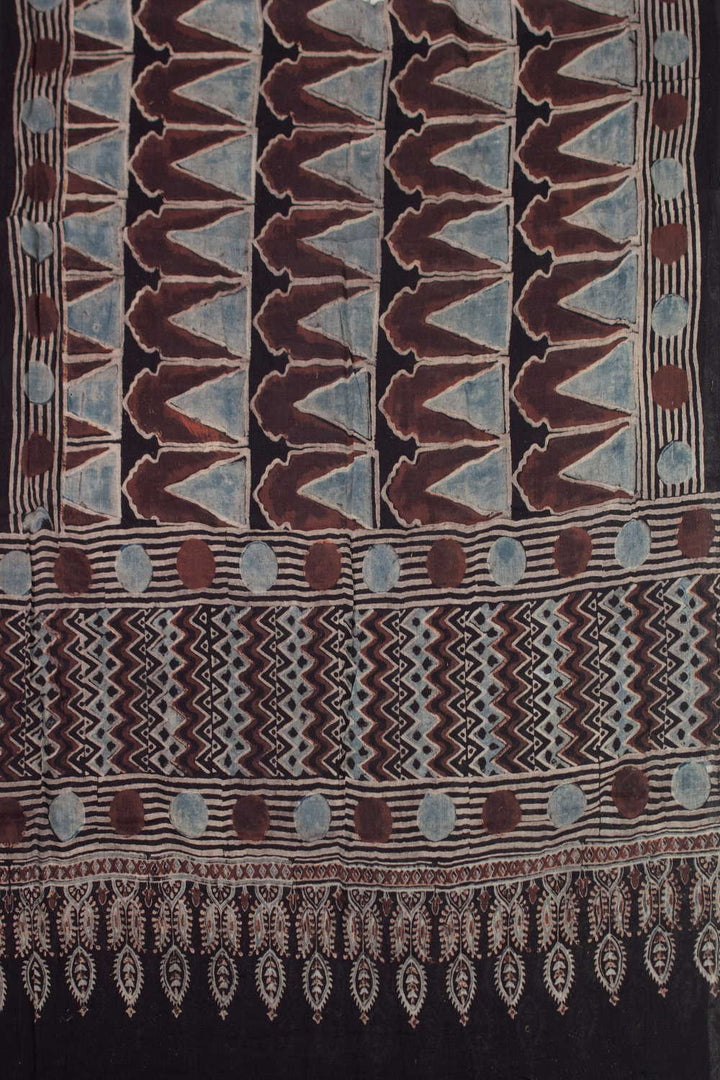 Ajrak Cotton Dupatta - Matkatus 