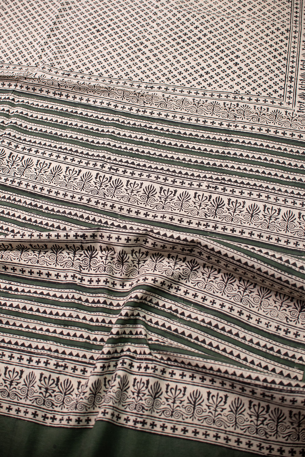 Block Printed Cotton Sarees - Matkatus 