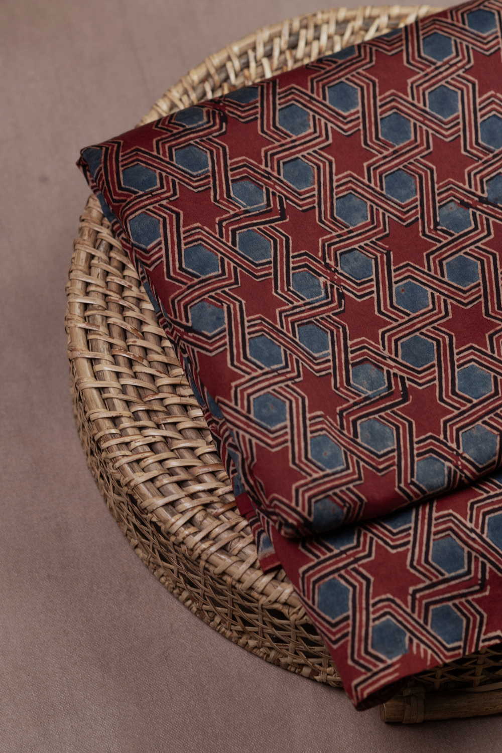 Ajrak Print Fabric - Matkatus 