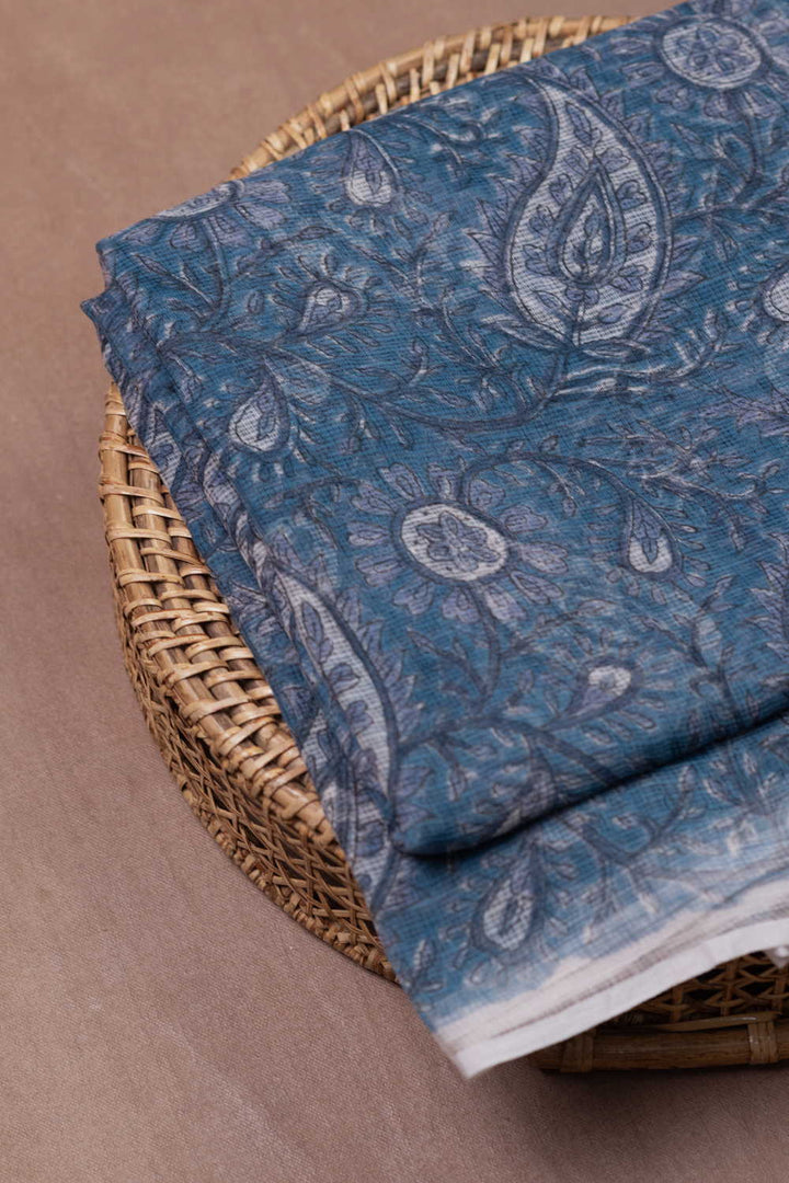 Block Printed Kota Fabric - Matkatus 