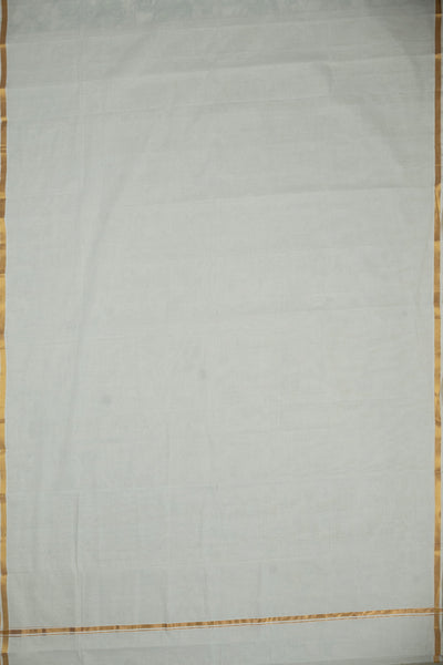 Cream Handwoven Cotton Dhoti with Grey Ikat Shirt