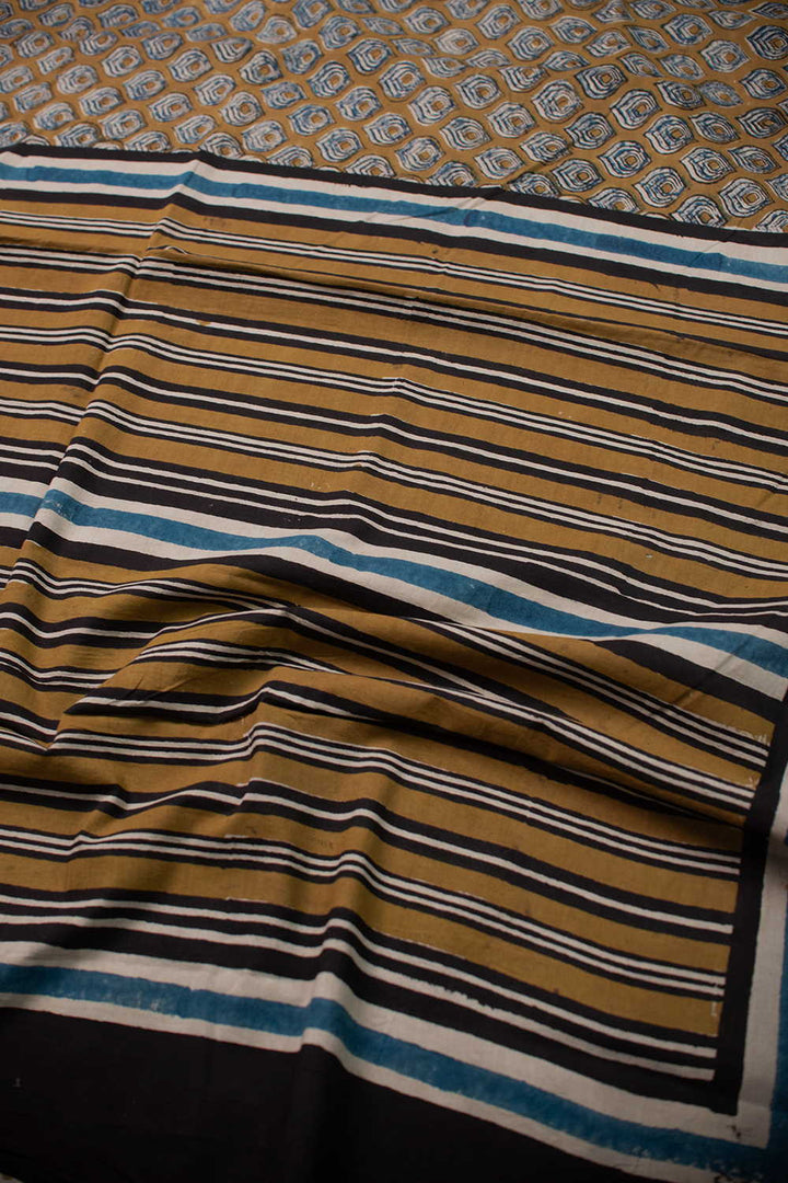 Block Printed Cotton Sarees - Matkatus 