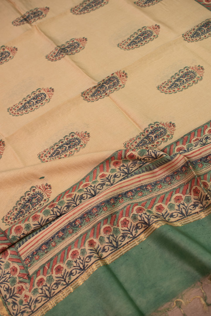 Chanderi silk Cotton Dupatta - Matkatus
