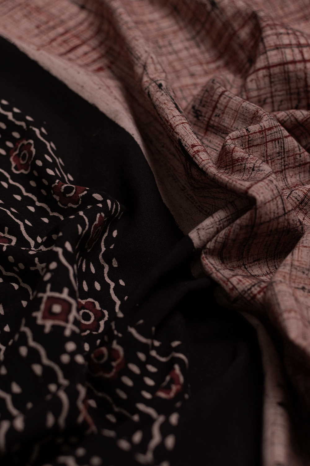 Ajrak Cotton Fabrics-Matkatus