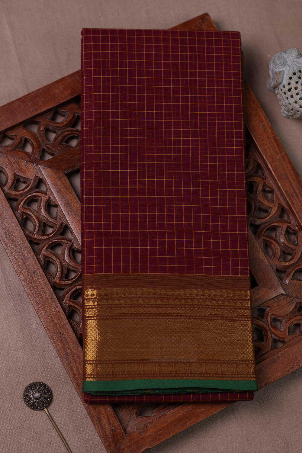 Kanchi Cotton Saree - Matkatus 