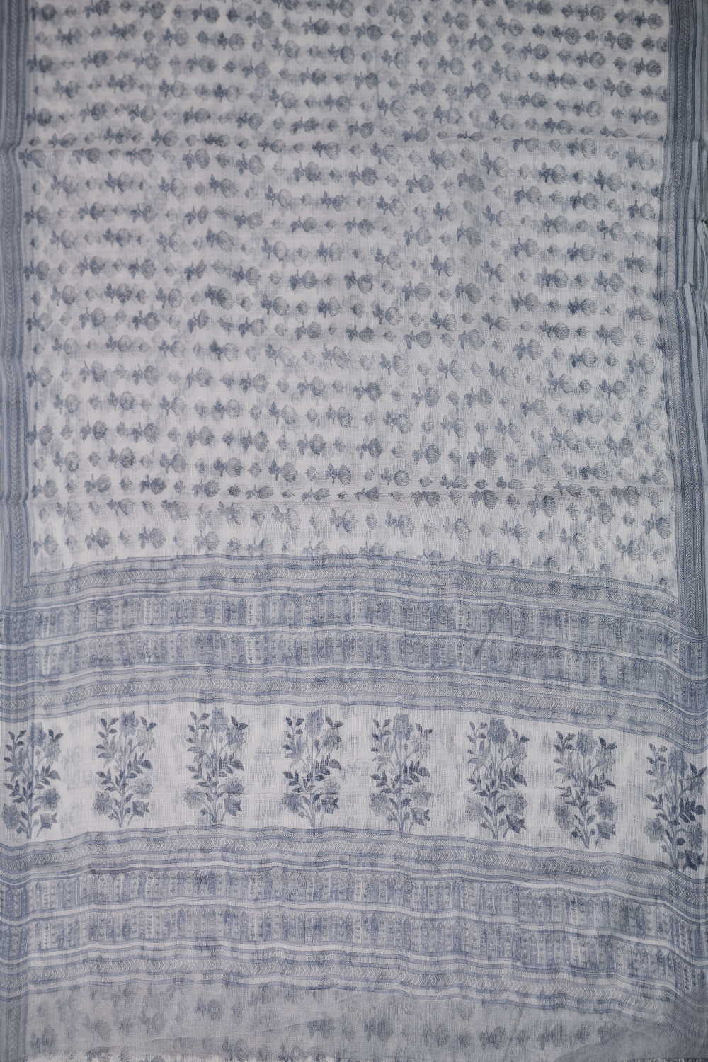 Block Printed Cotton Saree - Matkatus