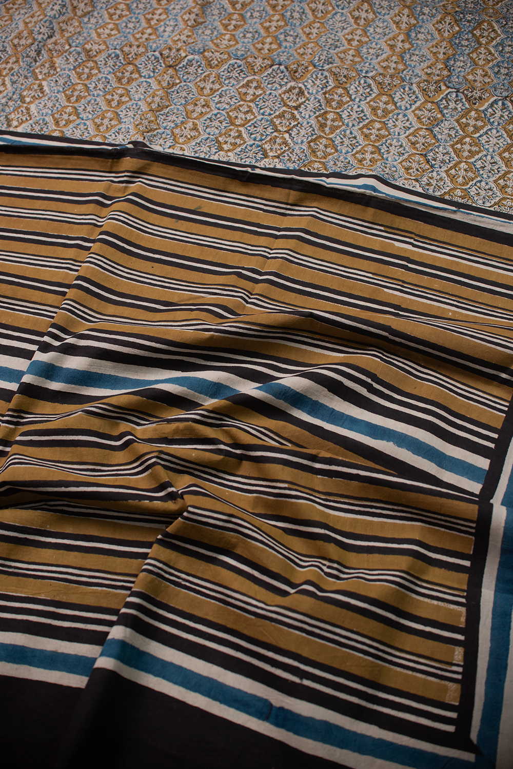 Block Printed Cotton Sarees - Matkatus 