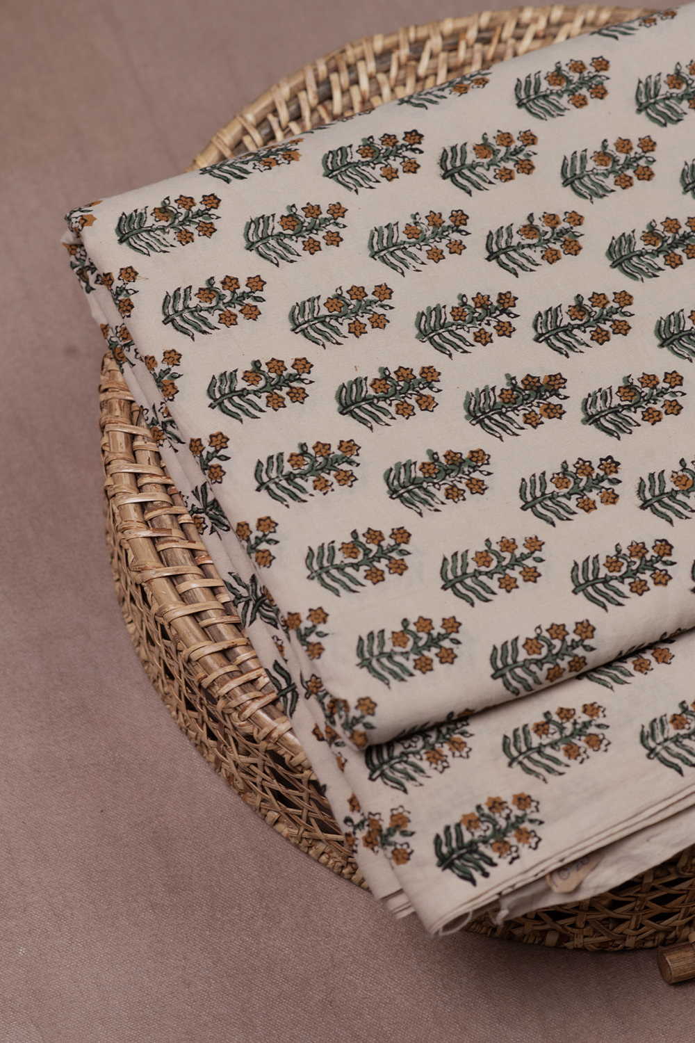 Block Printed Fabric-Matkatus 