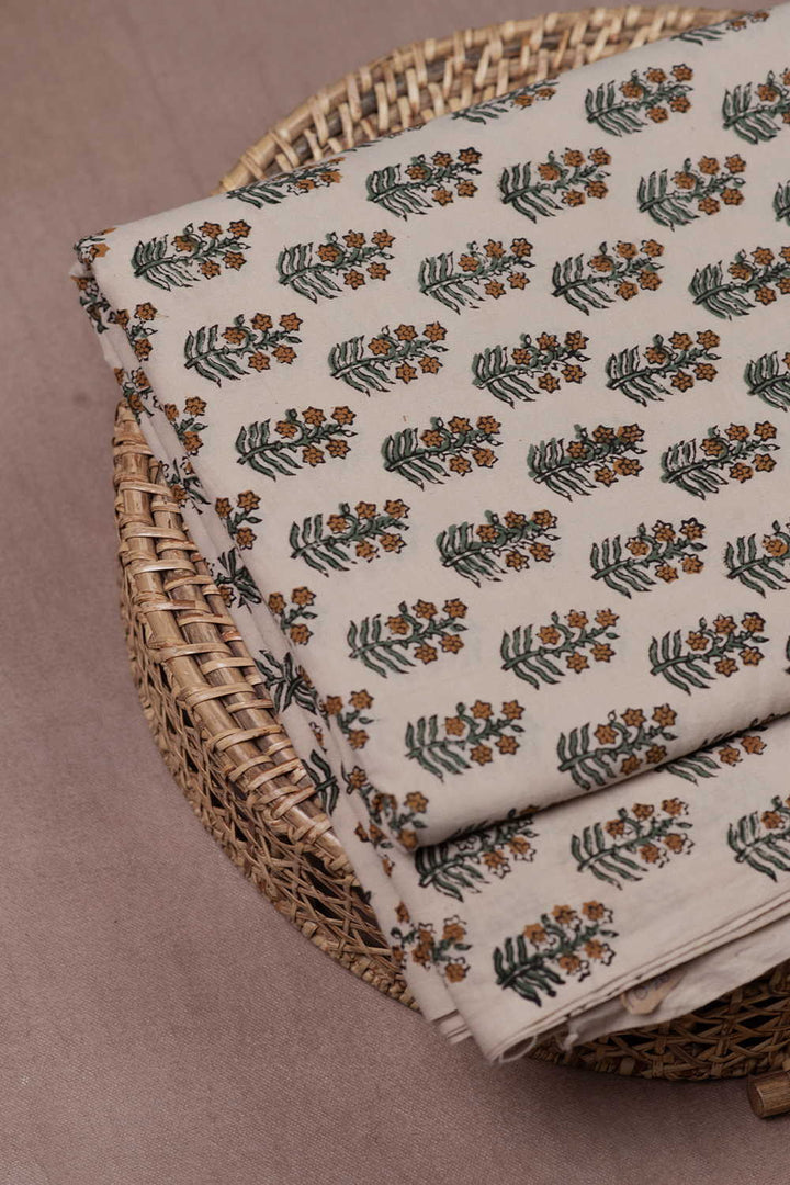 Block Printed Fabric-Matkatus 