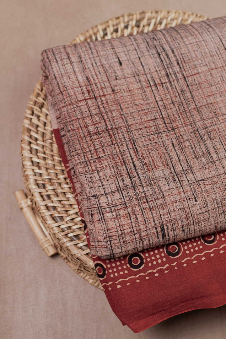 Ajrak Cotton Fabrics-Matkatus