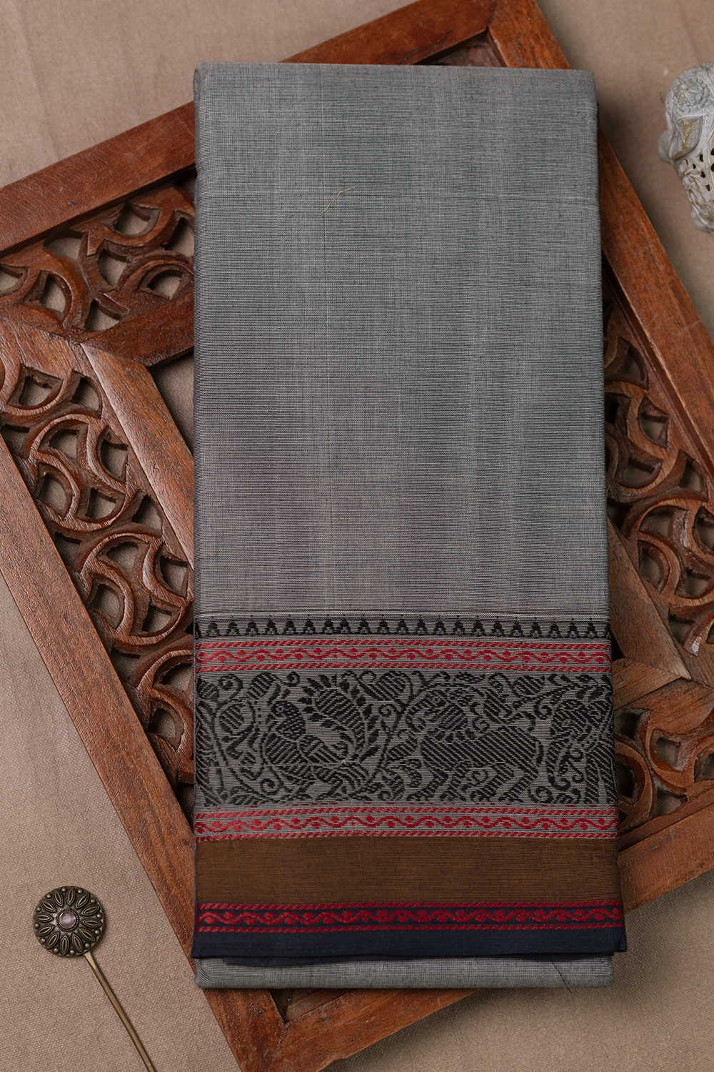 Kanchi Cotton Saree - Matkatus 
