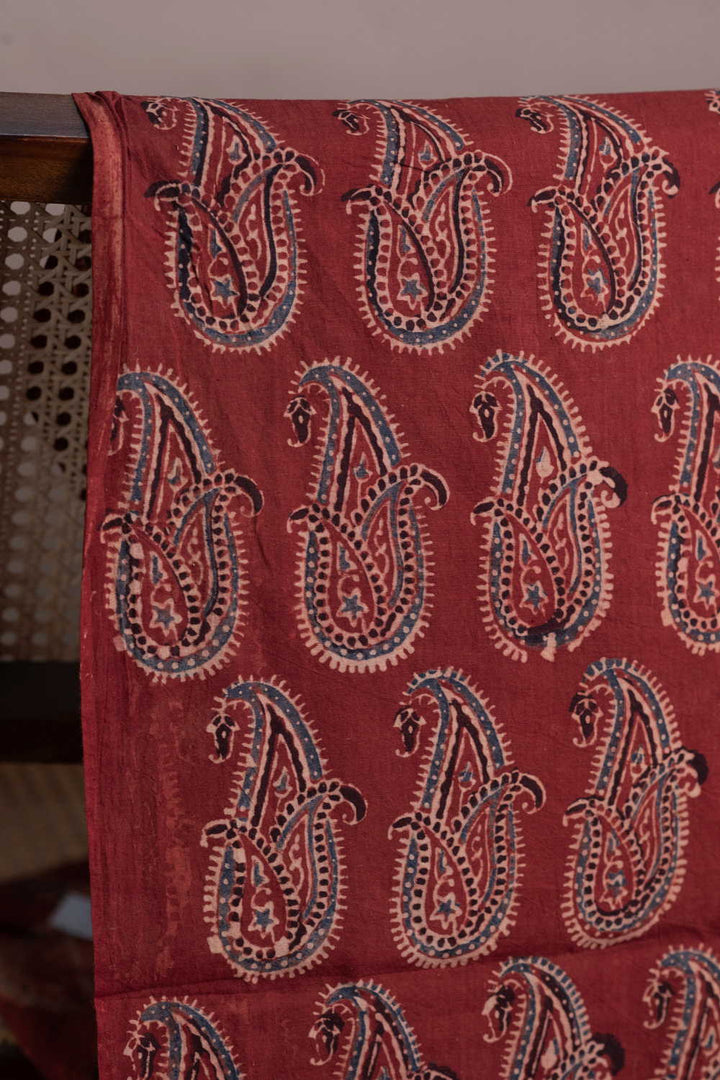 Ajrak Cotton Fabric - Matkatus 